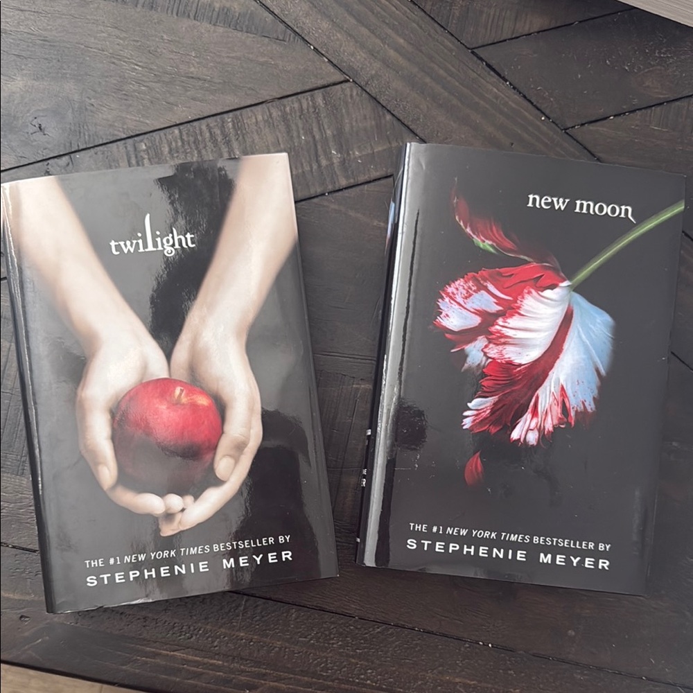 Twilight and New Moon Hardcover Books